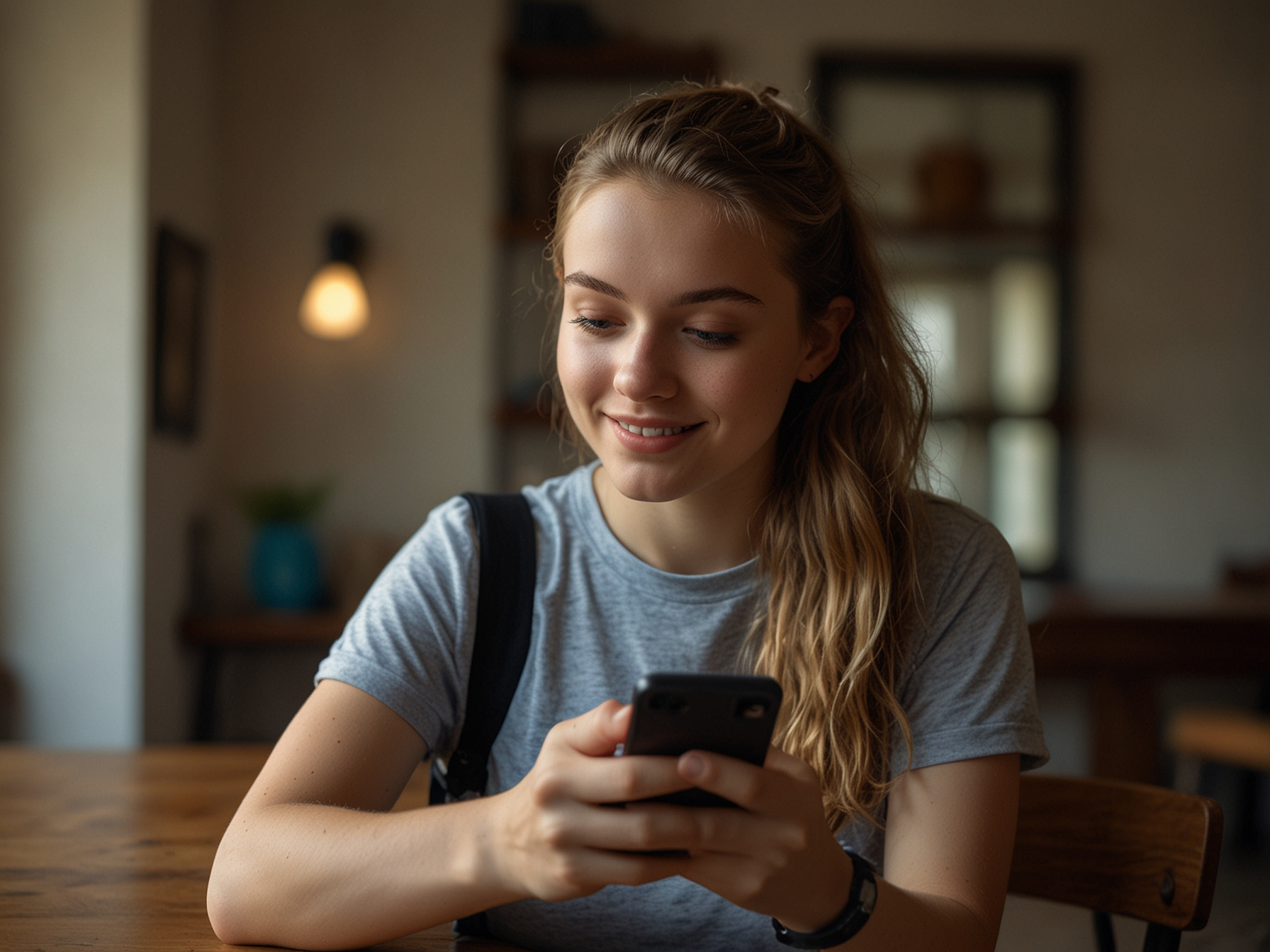 User completing sign up on mobile